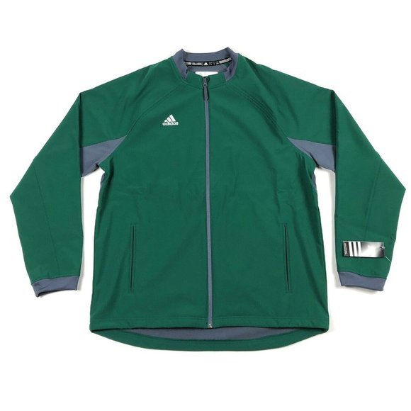 adidas Other - Adidas Dugout Warm Jacket Baseball Full Zip Green
